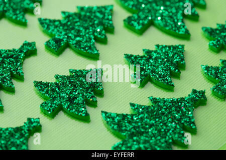 Dekoration von Weihnachtsbäumen Stockfoto