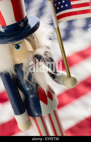 Uncle Sam-Figur Stockfoto