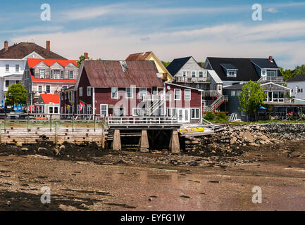 Ebbe am Hafen in St. Andrews, New Brunswick, Kanada Stockfoto