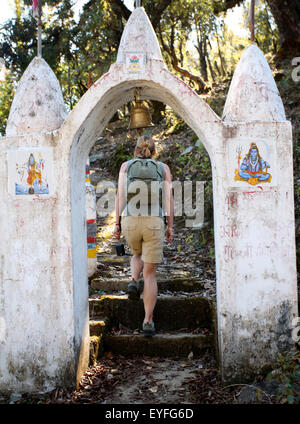 Kumaon Trek im indischen Himalaya; Uttarakhand, Indien Stockfoto