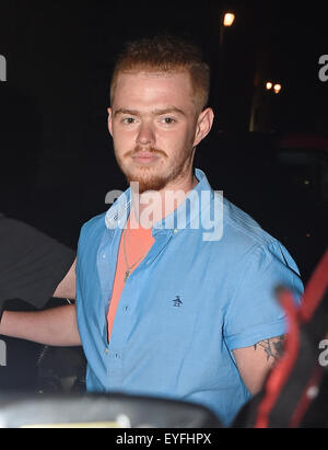 Heston Blumenthal gesehen genießen einen Burschen Abend mit seinem Sohn auf die Chiltern Firehouse Featuring: Jack Blumenthal Where: London, Vereinigtes Königreich bei: 27. Mai 2015 Stockfoto