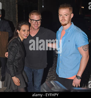 Heston Blumenthal gesehen genießen einen Burschen Abend mit seinem Sohn auf die Chiltern Firehouse Featuring: Heston Blumenthal, Jack Blumenthal Where: London, Vereinigtes Königreich bei: 27. Mai 2015 Stockfoto