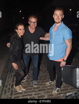 Heston Blumenthal gesehen genießen einen Burschen Abend mit seinem Sohn auf die Chiltern Firehouse Featuring: Heston Blumenthal, Jack Blumenthal Where: London, Vereinigtes Königreich bei: 27. Mai 2015 Stockfoto