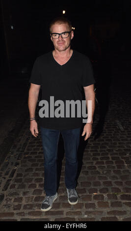 Heston Blumenthal gesehen genießen einen Burschen Abend mit seinem Sohn auf die Chiltern Firehouse Featuring: Heston Blumenthal wo: London, Vereinigtes Königreich bei: 27. Mai 2015 Stockfoto