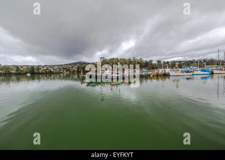 Hafen von St Helens Tasmanien Stockfoto