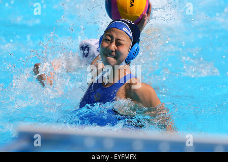 Kazan, Russland. 28. Juli 2015. Kotori Sazuki (JPN)-Wasserball: 16. FINA Weltmeisterschaften Kazan 2015 Herren Vorrunde match zwischen Brasilien 11-8 Japan in Water Polo Arena in Kazan, Russland. Bildnachweis: Yohei Osada/AFLO SPORT/Alamy Live-Nachrichten Stockfoto