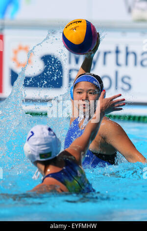 Kazan, Russland. 28. Juli 2015. Yuri Kazama (JPN)-Wasserball: 16. FINA Weltmeisterschaften Kazan 2015 Herren Vorrunde match zwischen Brasilien 11-8 Japan in Water Polo Arena in Kazan, Russland. Bildnachweis: Yohei Osada/AFLO SPORT/Alamy Live-Nachrichten Stockfoto