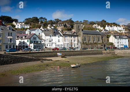 Großbritannien, Wales, Gwynedd, Aberdovey, direkt am Meer Stockfoto