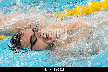 Kazan, Russland. 29. Juli 2015. Paul Biedermann Deutschlands in Aktion während des Trainings der 16. FINA Swimming World Championships in Kasan Arena in Kasan, 29. Juli 2015. Foto: Martin Schutt/Dpa/Alamy Live News Stockfoto