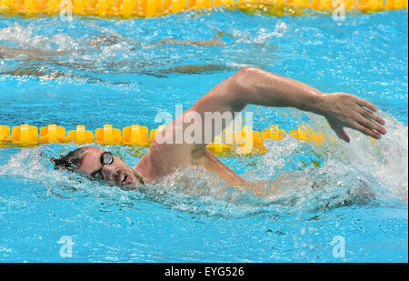 Kazan, Russland. 29. Juli 2015. Paul Biedermann Deutschlands in Aktion während des Trainings der 16. FINA Swimming World Championships in Kasan Arena in Kasan, 29. Juli 2015. Foto: Martin Schutt/Dpa/Alamy Live News Stockfoto