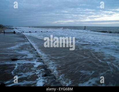 Der Strand von Happisburgh in Norfolk, England UK Stockfoto