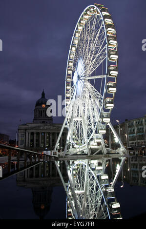 Das Riesenrad in Nottingham, Nottinghamshire, England UK Stockfoto