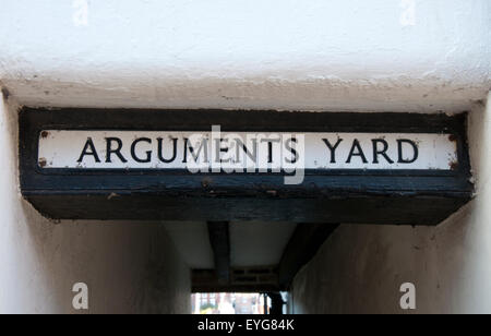 Argumente Hof in Whitby, North Yorkshire England UK Stockfoto