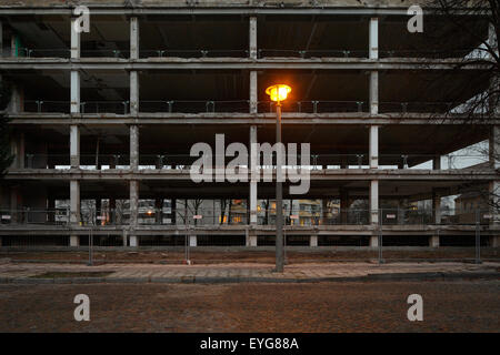 Berlin, Deutschland, Betonskelett von vorgefertigten in Berlin Oberschoeneweide Stockfoto