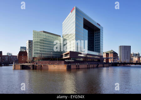 Hamburg, Deutschland, der Spiegel-Gebäudes Ericusspitze Stockfoto