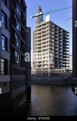 Hamburg, Deutschland, Teilabriss des ehemaligen Gebäude HSDG Stockfoto