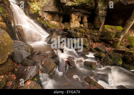 Lumsdale verliebt sich in Matlock, Derbyshire England UK Stockfoto