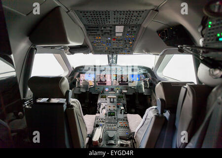 Innenansicht Cockpit G550 Stockfoto