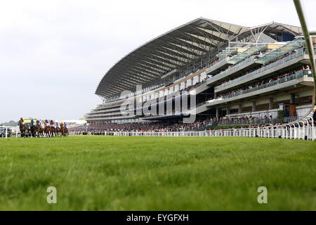 Ascot, Großbritannien, anzeigen die Rennbahn Stockfoto