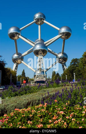 Atomium weltberühmten Denkmal eines Atomkerns Eisen Brüssel Belgien Europa Stockfoto