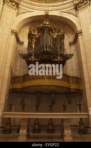 Nationalen Pantheon Kirchenorgel in Lissabon Stockfoto