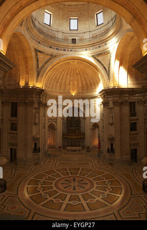 Nationalen Pantheon Hauptschiff Platz in Lissabon Stockfoto