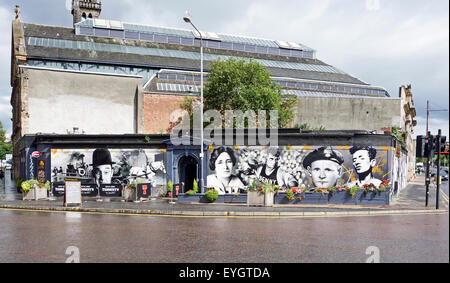 Umgebaut, The Clutha Pub und Bar an der Ecke von Stockwell Street und Clyde Street Glasgow Schottland Stockfoto