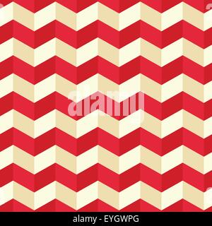 Nahtlose geometrischen Zickzack-Muster. Vektor-Illustration. Stock Vektor