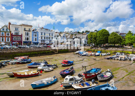 Der kleine Hafen in Dartmouth, South Hams, Devon, England, UK Stockfoto