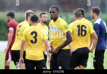 Udine, Italien. 29. Juli 2015. Udinese vorwärts Duvan Zapata während der freundlichen Vorsaison Fußballspiels Udinese Calcio V Clodiense am 29. Juli 2015 im Bruseschi Trainingscenter in Udine, Italien. Bildnachweis: Andrea Spinelli/Alamy Live-Nachrichten Stockfoto