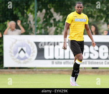 Udine, Italien. 29. Juli 2015. Udinese vorwärts Duvan Zapata während der freundlichen Vorsaison Fußballspiels Udinese Calcio V Clodiense am 29. Juli 2015 im Bruseschi Trainingscenter in Udine, Italien. Bildnachweis: Andrea Spinelli/Alamy Live-Nachrichten Stockfoto