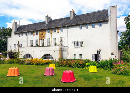 Haus für einen Kunstliebhaber, Bellahouston Park, Glasgow, Schottland Stockfoto