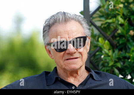 Harvey Keitel posieren während seines Urlaubs auf der Insel Mallorca Stockfoto