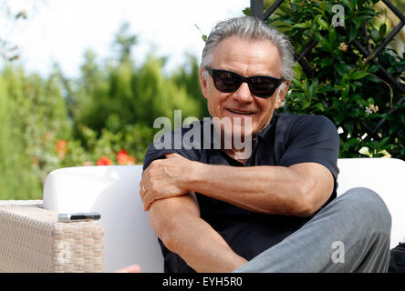 Harvey Keitel posieren während seines Urlaubs auf der Insel Mallorca Stockfoto