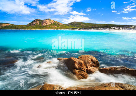 Distel Cove Beach in Cape Le Grand Nationalpark, in der Nähe von Esperance, Westaustralien Stockfoto