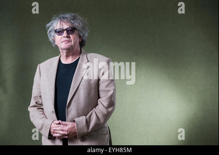 Irische Dichter. Paul Muldoon, erscheinen auf dem Edinburgh International Book Festival. Stockfoto