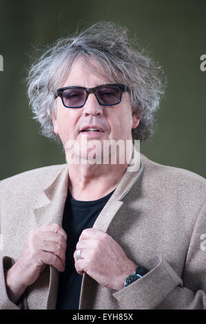 Irische Dichter. Paul Muldoon, erscheinen auf dem Edinburgh International Book Festival. Stockfoto