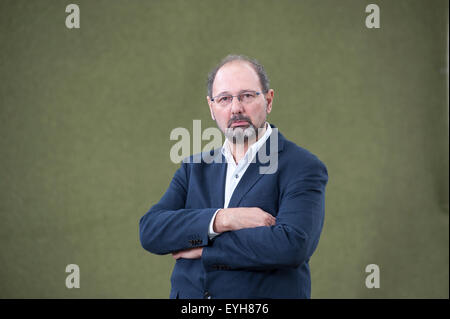 Russische Experten Richard Sakwa, erscheinen auf dem Edinburgh International B.ook Festival. Stockfoto