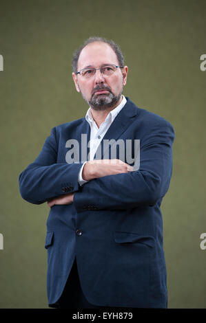 Russische Experten Richard Sakwa, erscheinen auf dem Edinburgh International B.ook Festival. Stockfoto