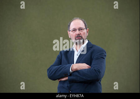 Russische Experten Richard Sakwa, erscheinen auf dem Edinburgh International B.ook Festival. Stockfoto