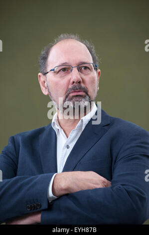 Russische Experten Richard Sakwa, erscheinen auf dem Edinburgh International B.ook Festival. Stockfoto