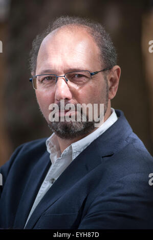 Russische Experten Richard Sakwa, erscheinen auf dem Edinburgh International B.ook Festival. Stockfoto