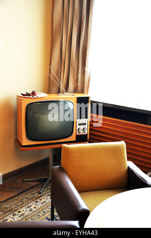 Büro-Lounge in der Stasi-Museum, Berlin. Stockfoto