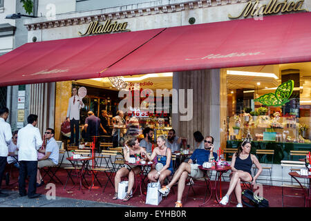 Madrid Spanien, Europa, Spanisch, Recoletos, Salamanca, Calle de Serrano, Pastaleria Mallorca Serrano, Restaurant Restaurants Essen Essen Essen Essen Essen aus Cafe Cafés Stockfoto