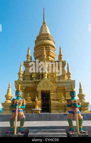 Chedi Laem Sor Pagode, Ko Samui, Thailand Stockfoto