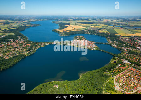 Ratzeburger See See, Domsee See, See Küchensee, Bucht von Lübeck, Ratzeburg, Schleswig-Holstein, Deutschland Stockfoto