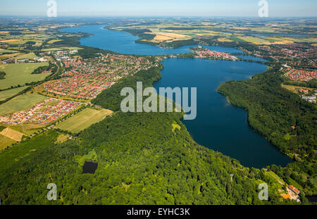 Ratzeburger See See, Domsee, Küchensee, Fredeburg, Lübecker Bucht, Hansestadt, Schleswig-Holstein, Deutschland Stockfoto