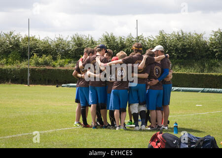 Ultimate Frisbee UK Open Stockfoto