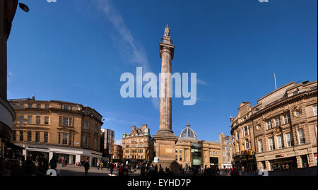 Greys Monument, Grainger Town, Newcastle-upon-Tyne, Tyne and Wear Stockfoto