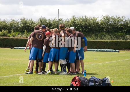 Ultimate Frisbee UK Open Stockfoto